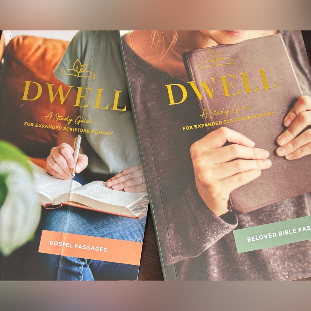 The Daily Grace Co Dwell A Study Guide for Expanded Scripture Memory Book Bundle